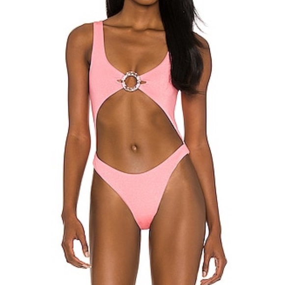 Beach Bunny Other - Beach Bunny Kendall glitter monokini